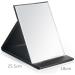 Joly Desk Mirror - Portable Folding PU Leather Makeup Mirror | Adjustable Stand | Large Black - Buy Online on GoSupps.com