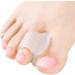 Hallux Valgus Toe Straightener | 4x Gel Toe Spreader for Bunion Correction & Overlapping Toes - Transparent Silicone Toe Separators - Buy Online on GoSupps.com