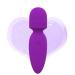 Mini Wand Massager,Small Cordless Hand-held Massager,Quiet Waterproofr Massager, Rechargeable Personal Massager for Neck Shoulder Back Body [4.35 * 1.18 inches] Purple