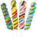 Candy Pops Large Twist Mixed Lollipops 70g - Party Bag Sweets - Assorted Flavours & Colours Twist Lollipops (9 x Mixed Lollipops) - Buy Online on GoSupps.com