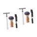 Angoily 2 sentences manual razor vintage shaving set manual safety razor manual shaving set bar turfs barturaser hairdresser shaving set foster tool for men face beard shave silverx2stk 10.3x4cmx2pcs