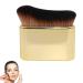 Multifunctional Facial Foundation Brush Flat Top Kabuki Foundation Brush Portable Makeup Brush Soft Bristle Blush Brush Makeup Brush Liquid Makeup Foundation Brush For Women (Gold)