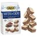 Crich Wafers with Cocoa Cream Pack of 10 sweet biscuits with cocoa cream 250g bag + 1 can of peach yoga iced tea 330ml - Buy Online on GoSupps.com
