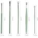 Shop Ear Cleaning Artifact 6-Piece Earpick Set - Portable Spring Spiral Tool in Green | International Shipping Available - Buy Online on GoSupps.com
