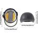 Adjustable Bike Helmet for Men and Women - Cycling Safety Helmet with Sunshade, Lightweight ABS Leather - Includes Reflective Stickers and Ice Arm Sleeves - Buy Online on GoSupps.com