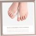 6 Pairs Silicone Gel Toe Sleeves for Toe Separators and Bunion Correctors - White - Buy Online on GoSupps.com
