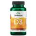 Swanson Vitamin D3 50mcg (2000 IU) Deposit 1 Capsule Every 2 Days 250 Capsules High Dosed Soy Free Gluten Free Non-GMO