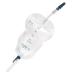 Ugo's leg pockets (X10)-Urindrainage bags/catheter-leg bags T-shaped or lever-shaped pockets with soft back (10-pack) UGO 1C-500ml short tube leverage fitting