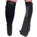 gr8ful Plantar Fasciitis Night Sock Brace | Dorsal Splint Compression Socks for Achilles Tendonitis & Plantar Fasciitis Treatment | Provides a gentle stretch overnight | Lightweight | Black (s/m) - Buy Online on GoSupps.com