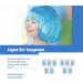 GABEALF 360 Piece Strong Wig Double Tape Strips Fixed Hair System Adhesive Light Blue Extension Lace Wig Wig Film Adhesive - Buy Online on GoSupps.com
