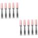 Healeved 10 Pcs Mascara Tube Lash Applicator Makeup Mascara Makeup Sample Jars Pink Lip Gloss Abs Filling 1 g (Pack of 1) Pinkx2pcs