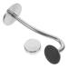 Amosfun 5pcs Stainless Steel Soap Holder Bathroom Shower Soap Holder Sink Sponge Holder Kitchen Bar Soap Holder Wall Soap Holder Stand Bathroom Soap Holder Storage Box