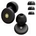 Ear Plugs for Sleeping Noise Cancelling Earplugs Reusable Washable Mini Earplugs Easy Carry Compact Storage Case Ear Plugs for Concert Black