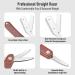 Premium Professional Barber Straight Razor | 100 Single Edge Blades | Stainless Steel Shaver for Men - Home & Salon Grooming - Buy Online on GoSupps.com
