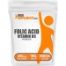 BulkSupplements.com Folic Acid Powder - Folate Supplement Vitamin B9 - Gluten Free 480mcg per Serving 100g (3.5 oz) (Pack of 1) 3.5 Ounce (Pack of 1)