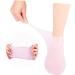 minkissy 2 Pairs Sock Skin Half Moon Pillow Black Rejuvenate Dry Cracked Gel Feet Lotion Knee Scooter Pad Silicone Gel Foot Moisturizing Heel Sleeves Booties Crusty Sebs Women's Spa Pink - Buy Online on GoSupps.com
