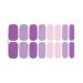 UV Nails Gel Nail Stickers 16 Long-Lasting Nail Wraps for UV Light UV Nails Gel Nail Stickers Salon-Quality Nails with Brighter and Semi-Cured Gel Stickers UV Nails Gel Gift for Your Girlfriend