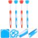 CLISPEED 12pcs Tongue Cleaning Brush - Metal Nanoplastic Scraper Colorful Oral Hygiene Tools (19.5x3x0.6cm) - Ship Worldwide! - Buy Online on GoSupps.com