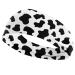 3 Pack Cow Print Spa Headbands for Women - Skincare, Face Wash, Yoga Hair Bands - Animal Print - Buy Online on GoSupps.com