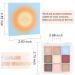 AMY'S DIARY Glitter Eyeshadow Palette - 9 Colors Eye Makeup Cosmetics for Daily & Party Looks - Buy Online on GoSupps.com