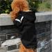 Ducomi 100% Cotton Dog Sweatshirt | Warm Monochrome Coat for All Breeds | Sizes XS to 9XL (Black 2XL) - Buy Online on GoSupps.com