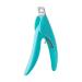 SJLS 3 Colors U Shaped Cutting Nail Art Clippers for Nails French False Nail Tips Edge Cutters Stainless Steel Trimmers Manicure Tool (Color : Blue)