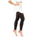 Truform Women's 20-30 mmHg Medical Compression Tights Footless Opaque Shapewear Support Pantyhose Black Small Black Small