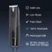Groin Hair Trimmer for Men - Electric Ball Trimmer with LED Light Waterproof Grooming Kit & Ceramic Blades - Buy Online on GoSupps.com
