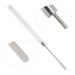 Buy Stainless Steel Makeup Foundation Spatula - Color Blending & Nail Gel Stirring Rod for Perfect Beauty Routine | International Shipping - Buy Online on GoSupps.com