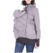 SouiWuzi Baby Carrier Hoodie Maternity Kangaroo Jacket Coat Sweatshirt - Gray - Buy Online on GoSupps.com