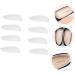 NOLITOY 4 Pairs Flatfoot Insoles - Heel Pad & Supination/Pronation Correction | Soft Gel Transparent Orthotic Inserts for Unusual Shoes - 7.8x3.5cm - Buy Online on GoSupps.com