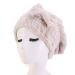 Asudaro hair towel women girl absorbing towel made of microfiber turban cap thickened shower hood quick-drying towels sheet turban hat hair dry cloth bathing cap beige
