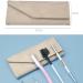 Anoudon 5-Part Eyebrow Set - Stainless Steel Tweezers Scissors Brushes Razor & Pencil | Travel Case Included | Perfect for Men & Women - Buy Online on GoSupps.com
