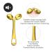 Winyoung Gold Metal Face Roller & Gua Sha Massage Set for Face, Neck, Eyes & Body - Facial Skin Care Tool for Eye Treatment - Buy Online on GoSupps.com