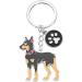 Ensianth Dog Keychain - Perfect Gifts for Dog Lovers | Puppy Paw Print Keyring for Dog Owners Moms & Dads | Ideal Doberman & Puppy Gifts - Buy Online on GoSupps.com
