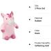HomeTop Premium Classic Rubber Hot Water Bottle with Cute Unicorn Cover (2L Pink) - Rosie 2 Piece Set - Buy Online on GoSupps.com