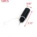 T Tulead Black Tip Applicator Metal Needle Plastic Bottle 10ml Precision Tip Applicator Bottles Pack of 10 Black 10ml - Buy Online on GoSupps.com