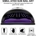 Nail Lamp 280W Gel Nail Lamp Nail Dryer UV Lamps for Gel Nails LED Nail Lamp with Automatic Sensor / 4 Timer Setting Home and Salon - Buy Online on GoSupps.com