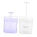 OHPHCALL 2 Pcs Skincare Tools Face Wash Cup Foamer Face Wash Face Wash Foam Maker Plastic 11.00X7.50X7.50CM As Shown
