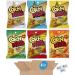 Corn Nuts Variety Gift Box (6 - 4 oz Bags)  Original, Barbecue, Chile Picante, Ranch, Jalapeno & Cheddar, Nacho