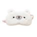 H Homewins Sleep Mask Ultraich Eye Mask made of plush & silk light -blocking ophthalmetic with rubber band sweet women mask for sleeping party (polar bear)