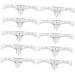 Hemoton 20 Pcs Eyebrow Guide Measure Tool Microblading Ruler Guide Makeup Ruler Eyebrow Ruler Make up - Buy Online on GoSupps.com