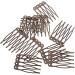 PULABO 20 pieces/piece 5 teeth diy metal wire hair clip bridal wedding veil comb Durable - Buy Online on GoSupps.com