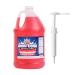 ZippySweets - Cotton Candy Flavour Snow Cone Syrup 1 Gallon with Complimentary Pump - Shaved Ice Syrup Makes Up to 128 Shaved Ice Treats - Perfect for Parties and Summer Fun