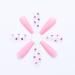 Brishow Butterfly Ballerina Pink Press On Nails - Long Lasting Acrylic Fingernails for Women & Girls | 24 Pieces - Buy Online on GoSupps.com