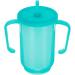 Spill Proof Feeding Cup with Extended Straw - Self Feeding Aid for Stroke & Parkinson Patients - Elderly Drinking Utensils (Blue) - Buy Online on GoSupps.com