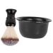Minkissy 1 set of beard growth set hair razing brush shaving foam mug shaving set for men gift set soap hairdresser mug shaving brush set shaving shell from accessories man shaving ABS