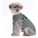 Soft & Breathable Dog Clothes for Small Dogs | Cotton T-Shirts & Costumes | Dog Sunscreen Apparel (L Gray) - International Shipping Available - Buy Online on GoSupps.com