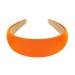 axy Wide Headband with Fabric Padded Candy Colors - Beautiful Ladies Headband Hair Accessory Hairband HRK2A (Orange)