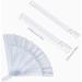 24 Pcs Transparent Nail Swatches Sticks - Nail Polish Display Board for Beginners and Professionals - Buy Online on GoSupps.com